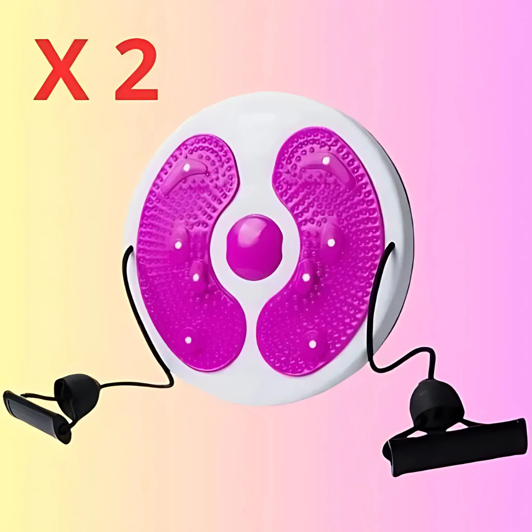 Disque de rotation fitness avec élastiques – Sculpteur taille & haut du corps – Image 2