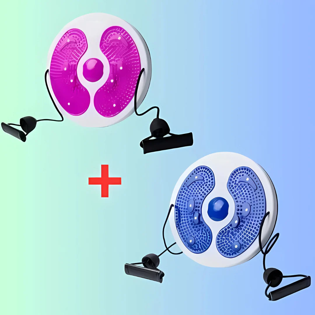 Disque de rotation fitness avec élastiques – Sculpteur taille & haut du corps – Image 4