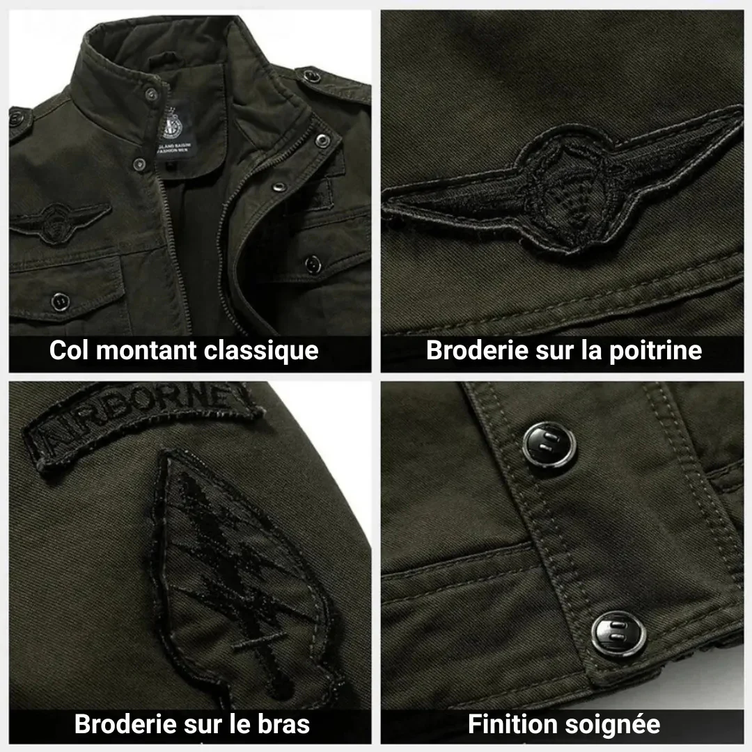 Veste militaire structurée – Image 5
