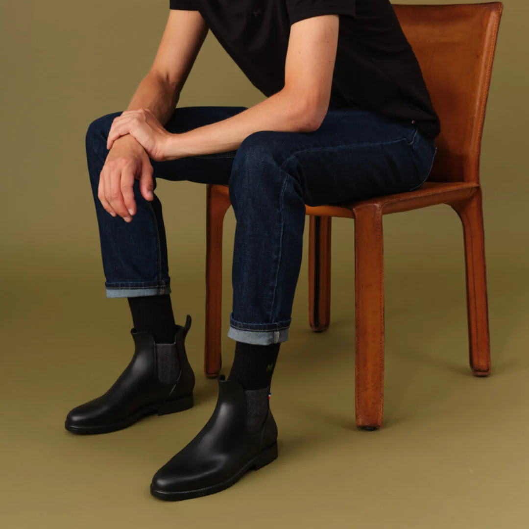 Bottes Chelsea noires imperméables – Image 6