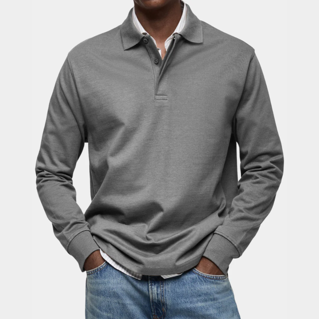 Polo manches longues homme élégant et confortable – Image 5
