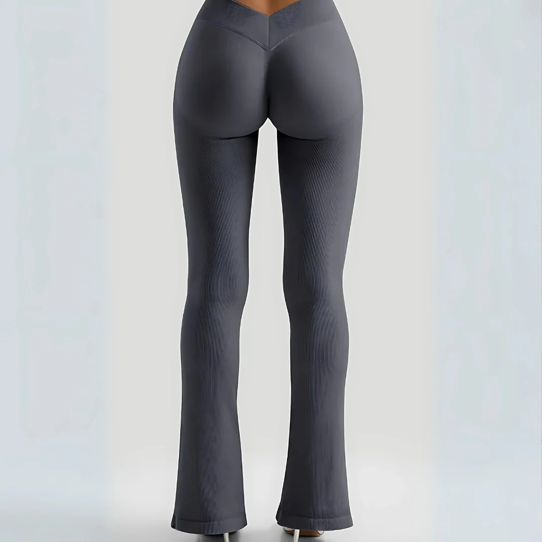 Leggings galbants à coupe évasée – Image 6