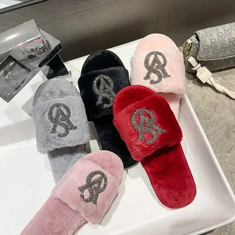 Chaussons Doux Ouverts Femme – Image 2