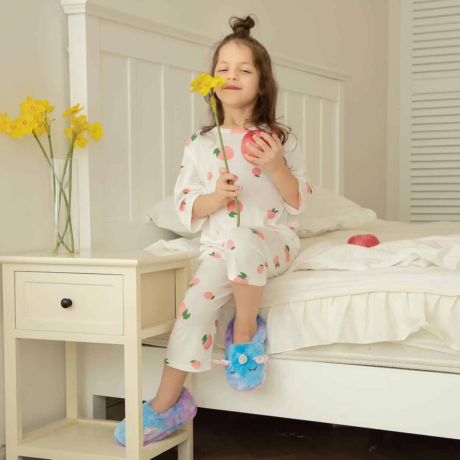 Chausson licorne pour Fille et Garçon Animaux en Peluche Souple – Image 3