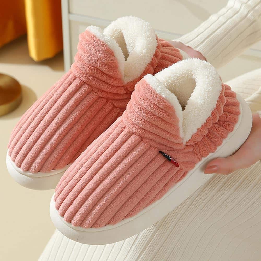 Chaussons Femme Hiver, Chaussons chauds et douillets en forme de nuage – Image 4