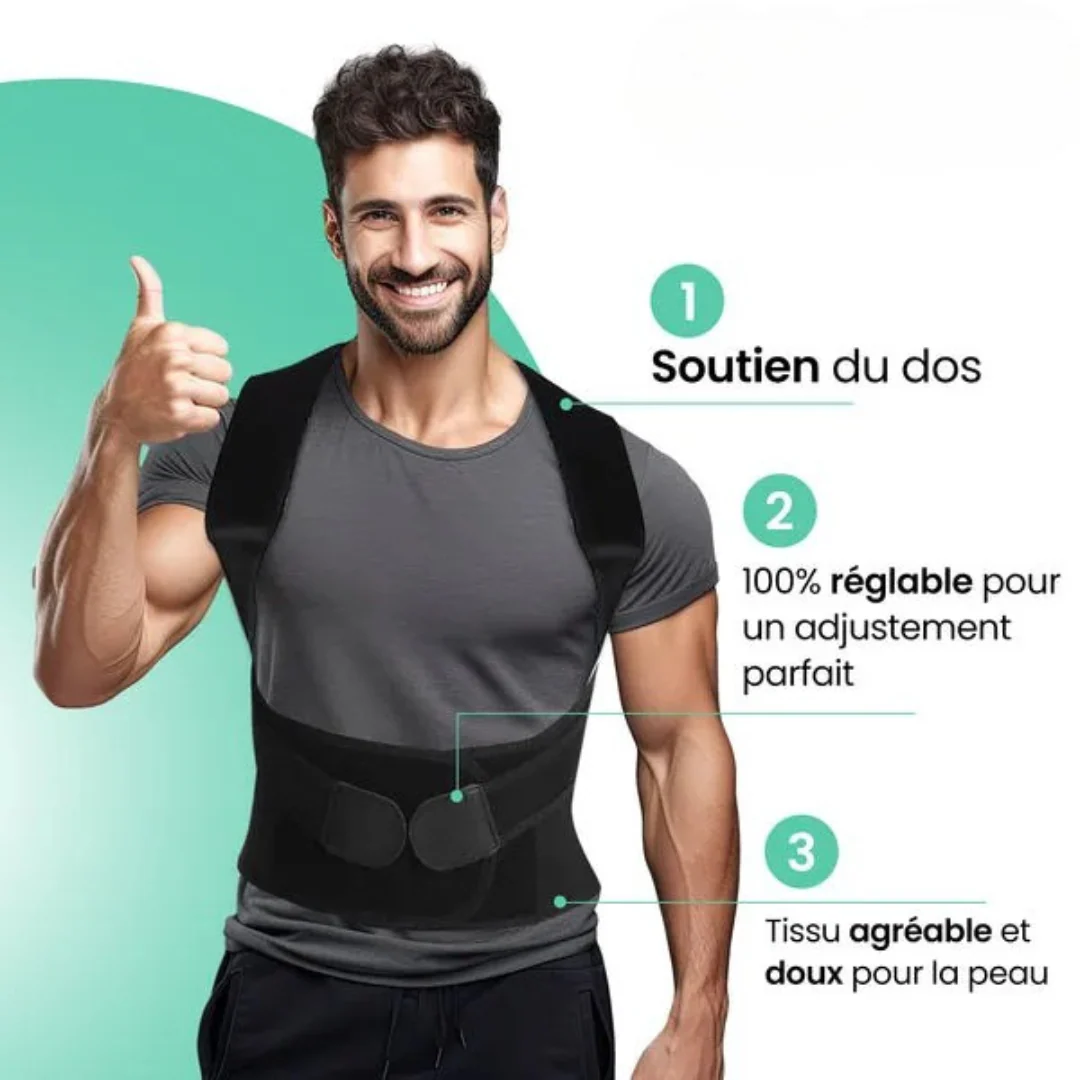 Correcteur de posture et ceinture sacro-iliaque – Maintien & confort – Image 3