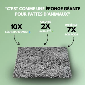 Tapis ultra-absorbant pour animaux