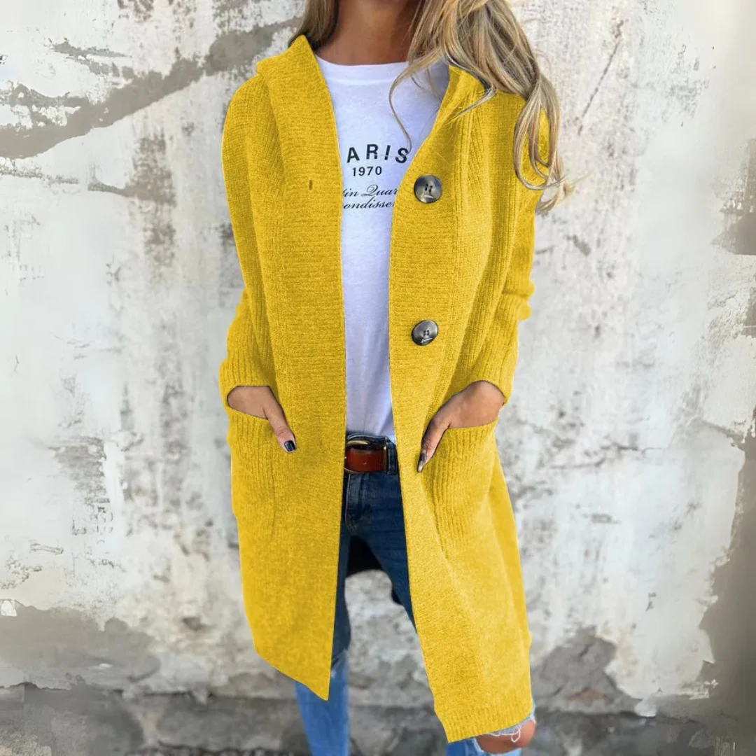 Long cardigan en maille pour femme – Image 6