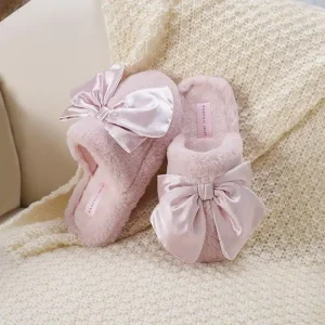 Pantoufles Noeud Satiné