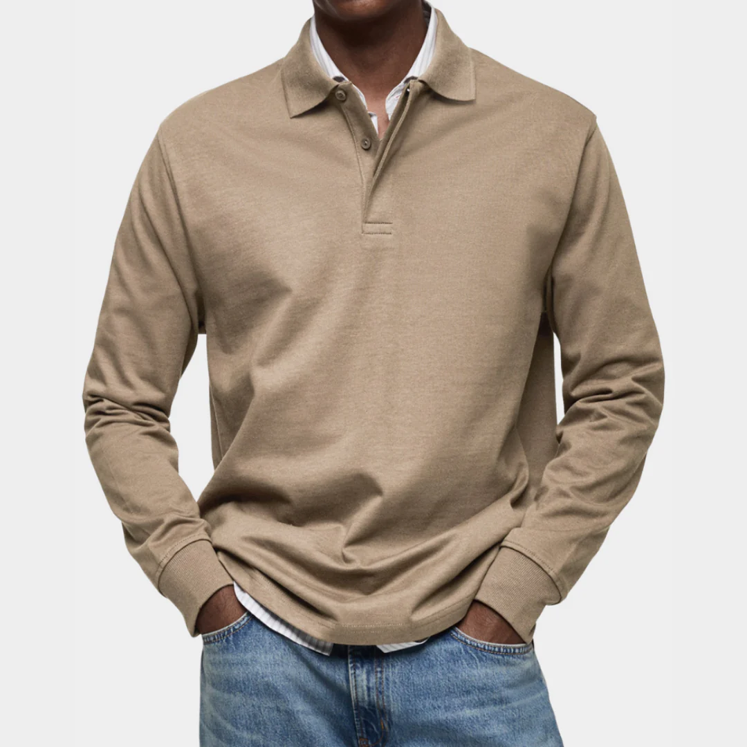 Polo manches longues homme élégant et confortable – Image 7