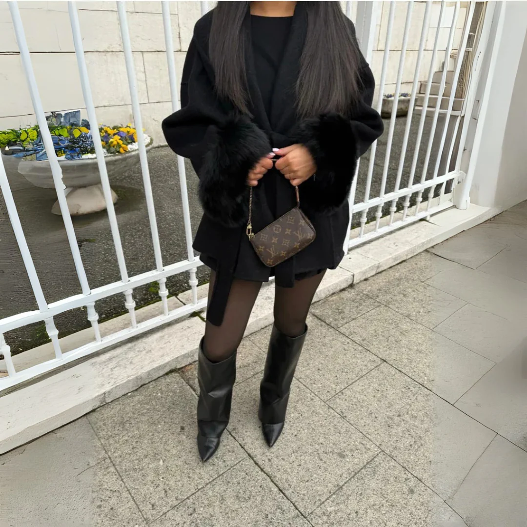 Cardigan ceinturé en maille douce – Image 6