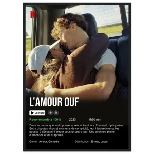 Affiche Netflix personnalisée