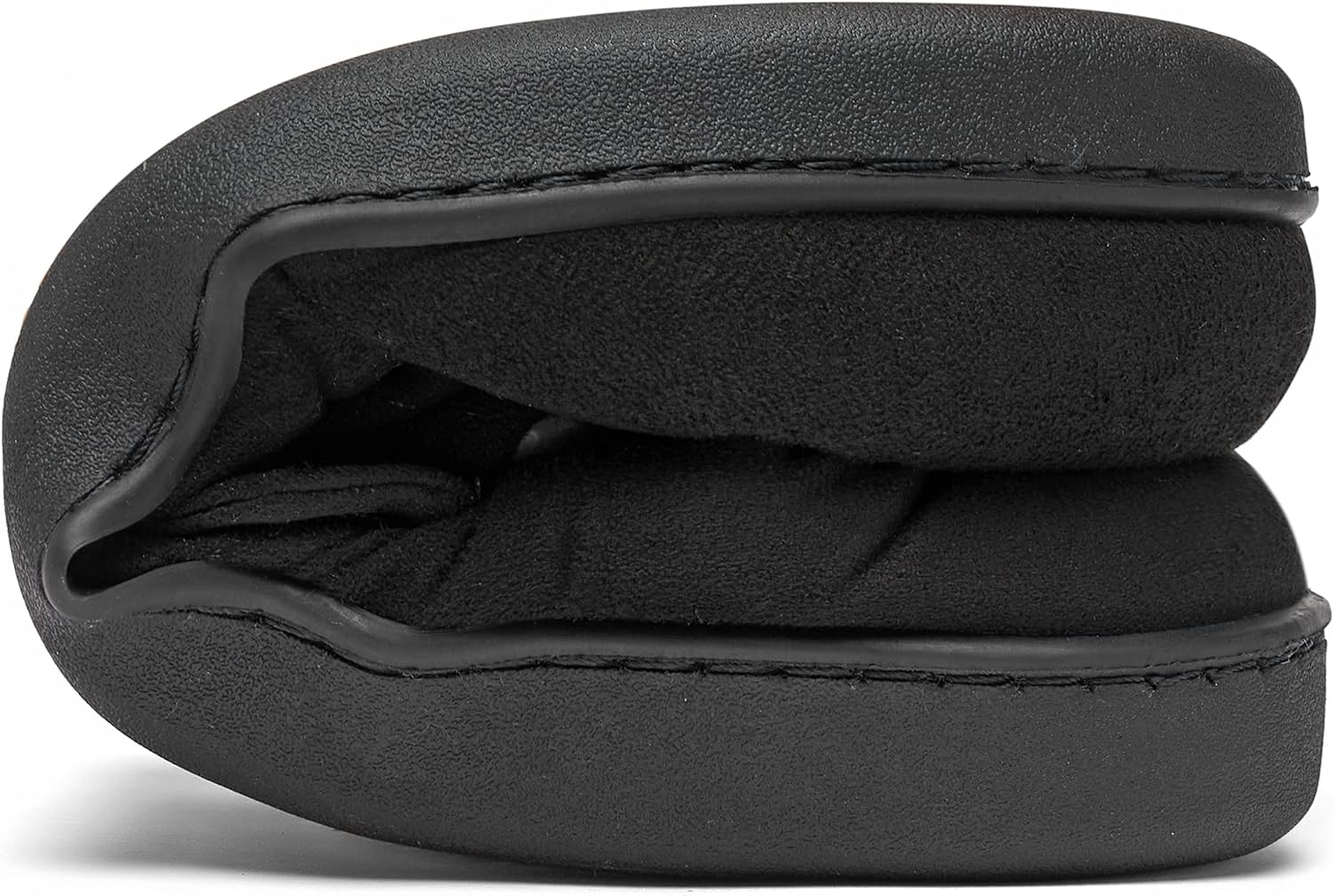 Chausson homme hiver très chaud, couleur noir, Mémoire de forme – Image 5