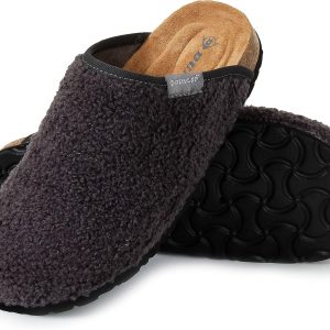Chaussons Femme Hiver DUNLOP, Pantoufle Mule Femme Chaude