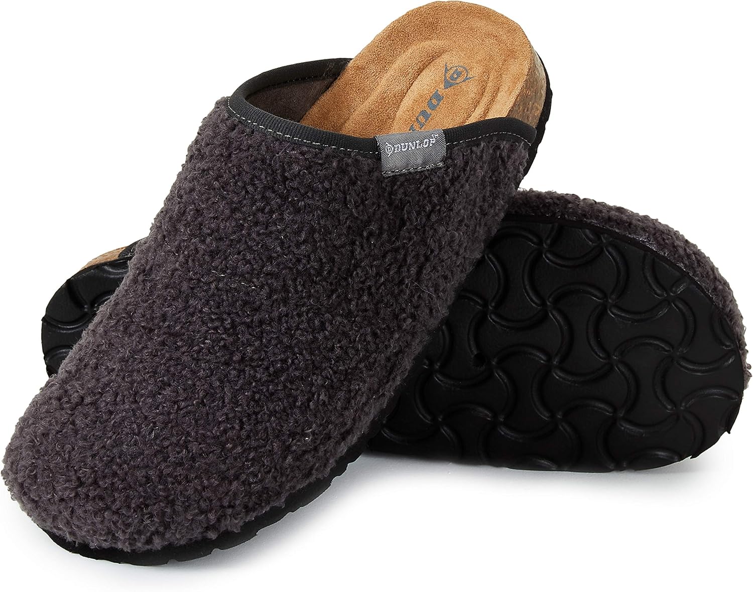 Chaussons Femme Hiver DUNLOP, Pantoufle Mule Femme Chaude