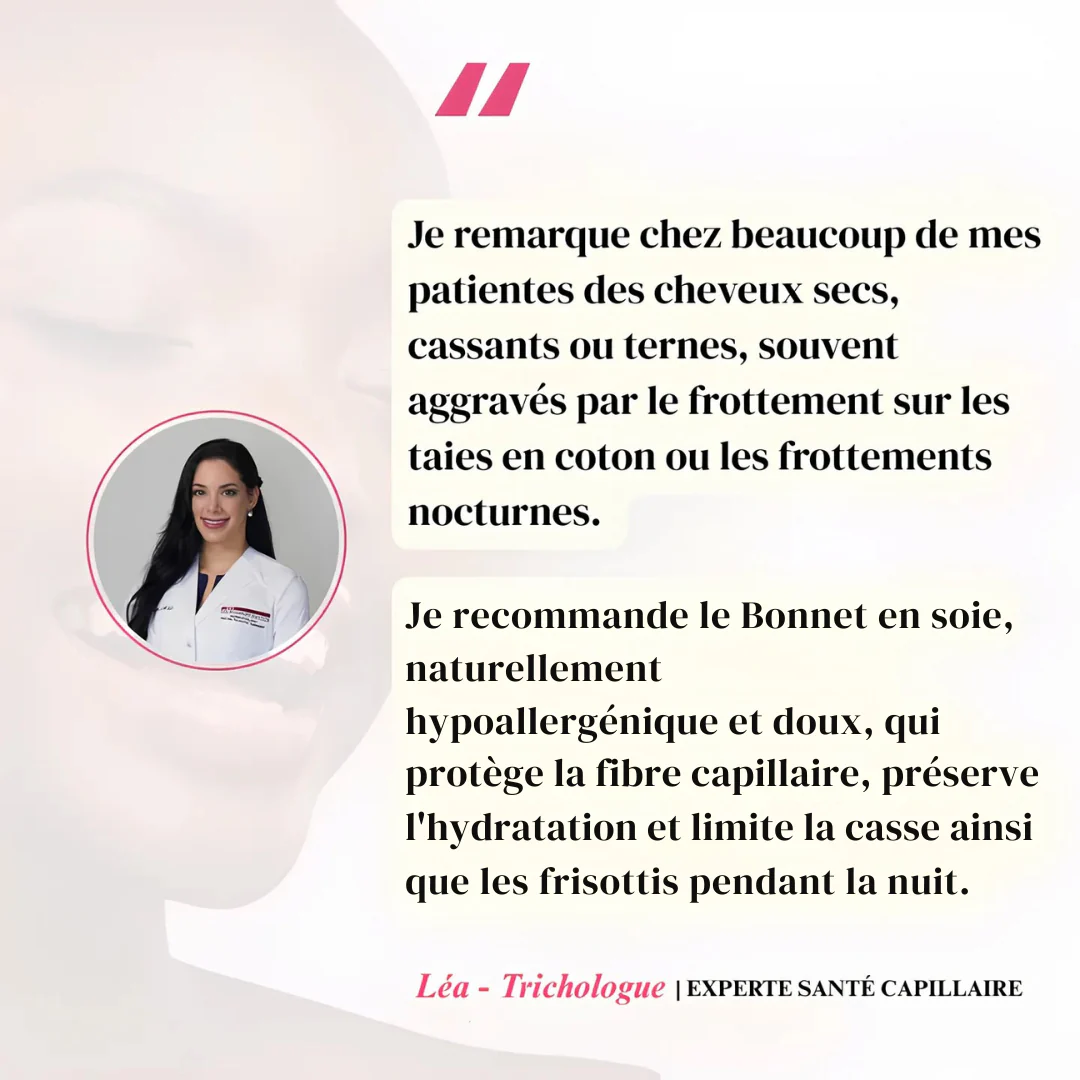 Bonnet de nuit en soie – Image 8