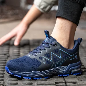 Basket de Sécurité COBALT - Chaussure de Travail S3 SRC [Style Sportif & Design Bleu]