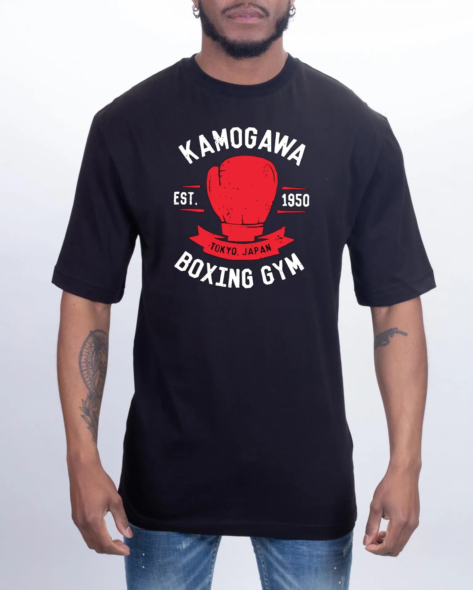 T-shirt Hajime no ippo kamogama boxing gym – Image 2