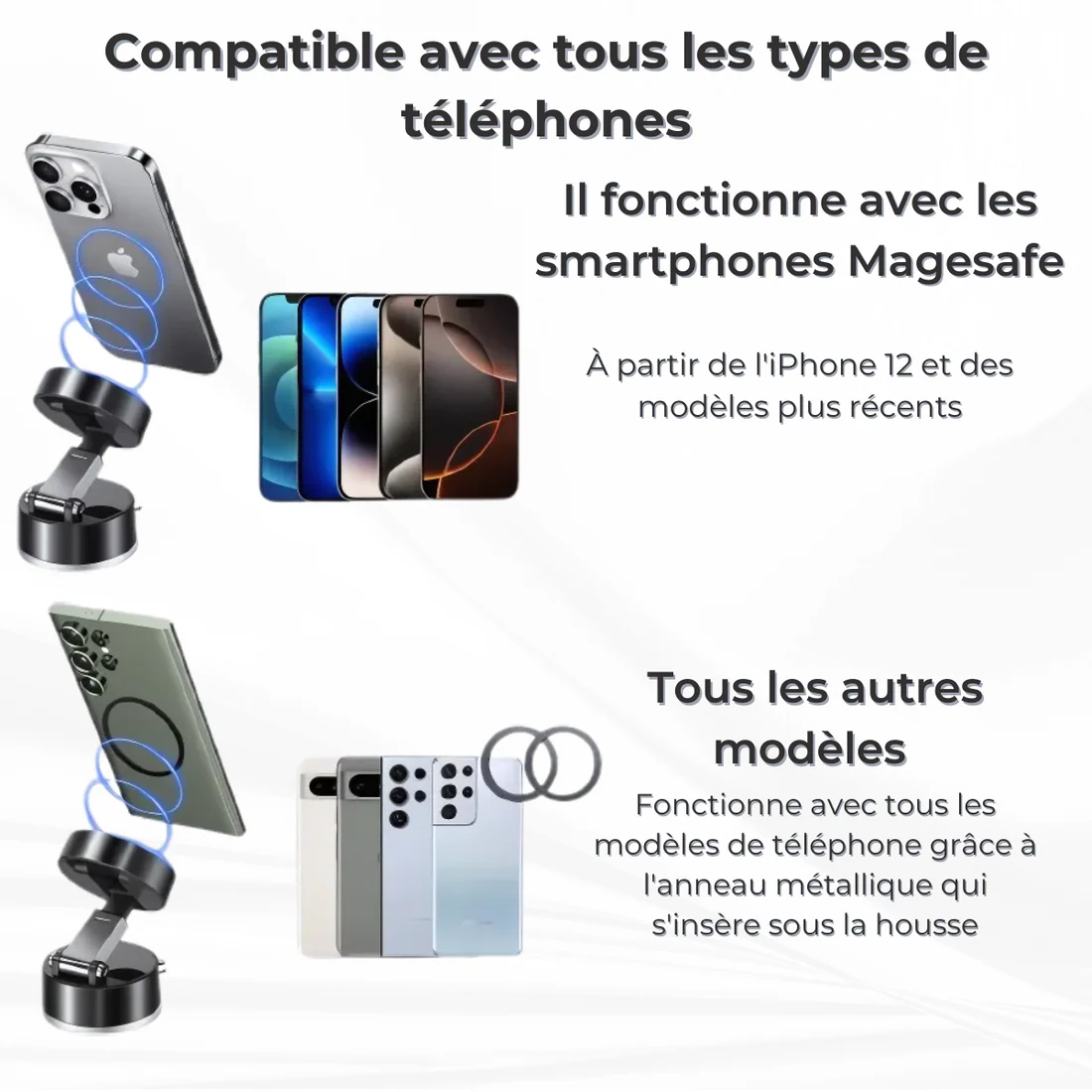 AirLock™ – Support téléphone à ventouse d’une stabilité inégalée – Image 7