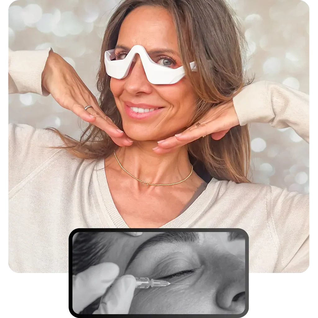 Appareil de massage raffermissant pour les yeux et les poches