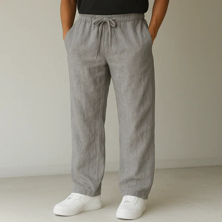 Pantalon ample en lin pour homme – Image 4
