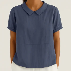 Camille | Blouse fluide à col chic