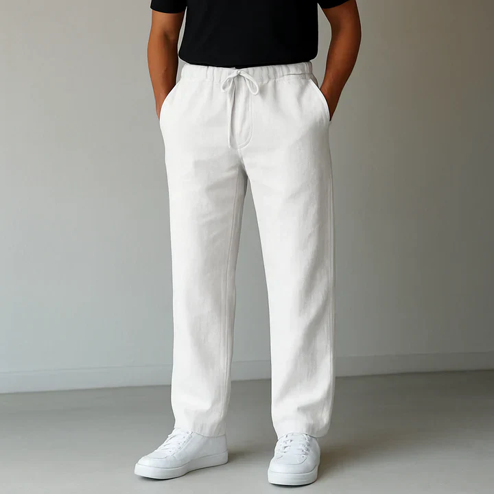 Pantalon ample en lin pour homme – Image 3