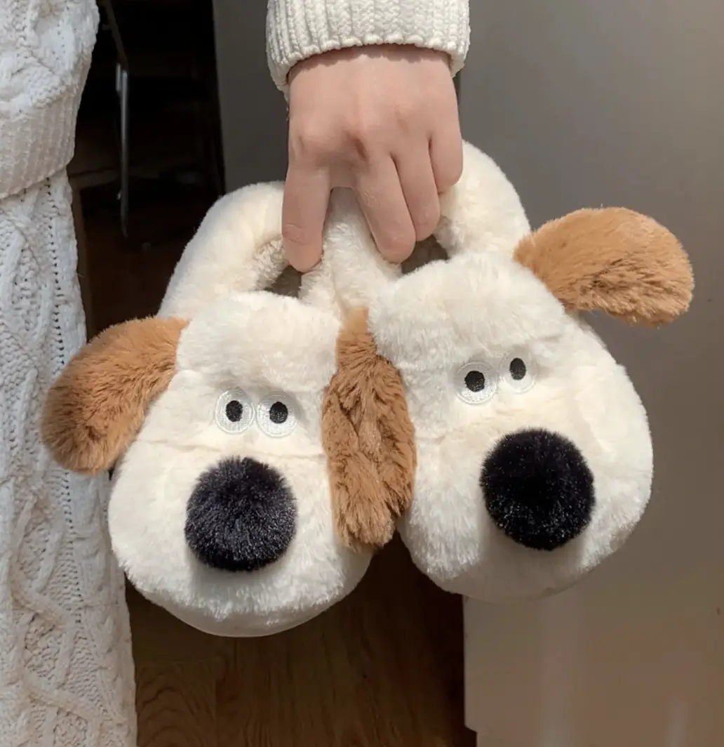 Chausson Animaux Chien Fourrure – Image 2