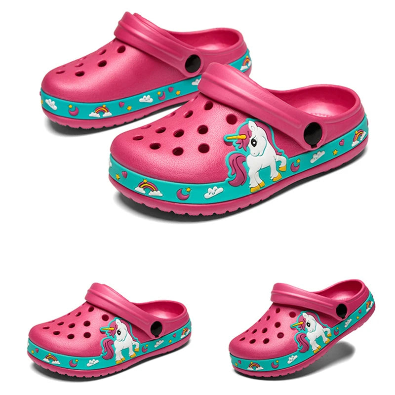 Chaussons Enfant – Licorne Dino Style Croc – Image 3