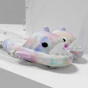 Claquettes Requin Arc-en-ciel