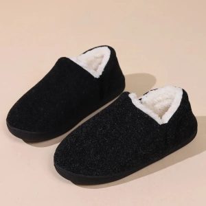 Chaussons chauds homme | Charentaises fourrure
