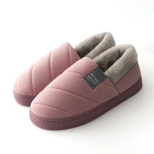 Chaussons chauds luxe| Fuchsia