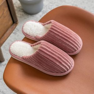 Chaussons en peluche mixte