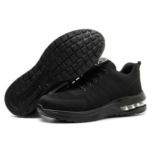 Basket de Sécurité GRAVITY BLACK - Chaussures de Travail S3 SRC [Amorti Air & Full Black]