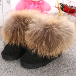 bottines Chaussons grand froid thermique pour femme