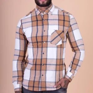 Chemise à carreaux modèle lumber