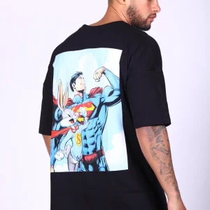 T-shirt oversize Bugs bunny Superman