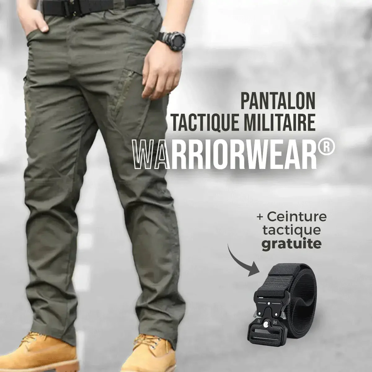 WarriorWear® Pantalon tactique militaire (+ Ceinture tactique gratuite) – Image 6