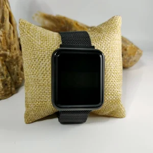 Montre digitale maille milanaise