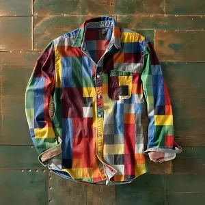 Chemise pour hommes multicolore