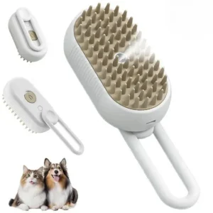 Brosse auto-nettoyante pour poils d’animaux