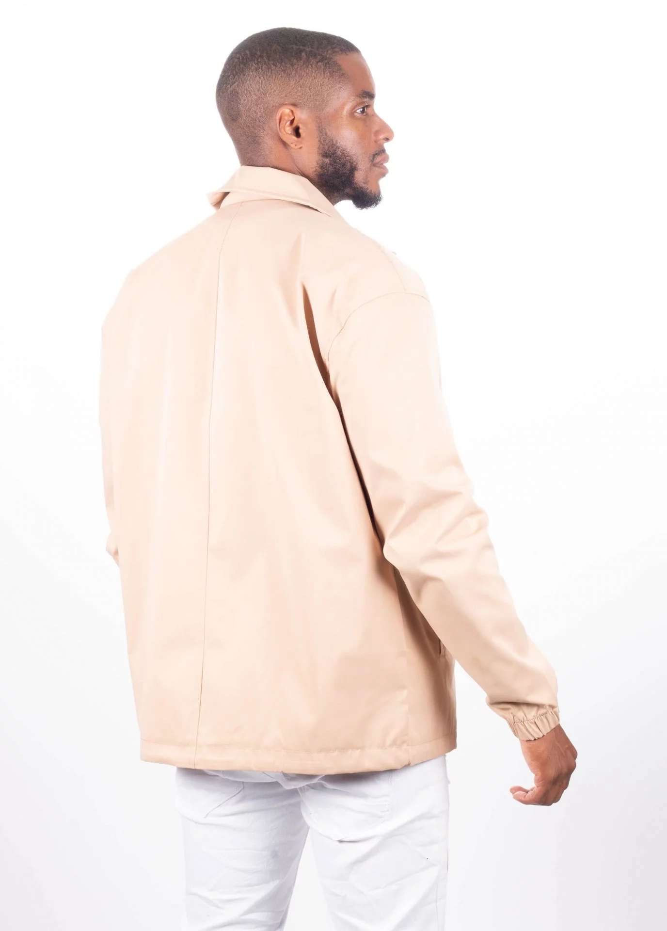 Veste zippées casual beige – Image 3