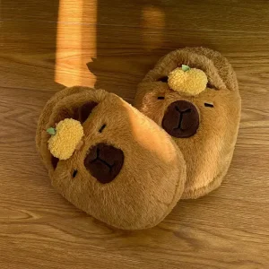 Chaussons Animaux Castor Capybara