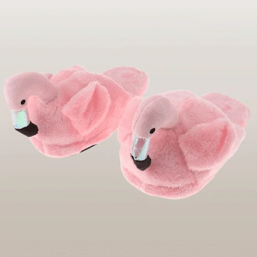 Chausson Flamant Rose Ouvert – Image 3