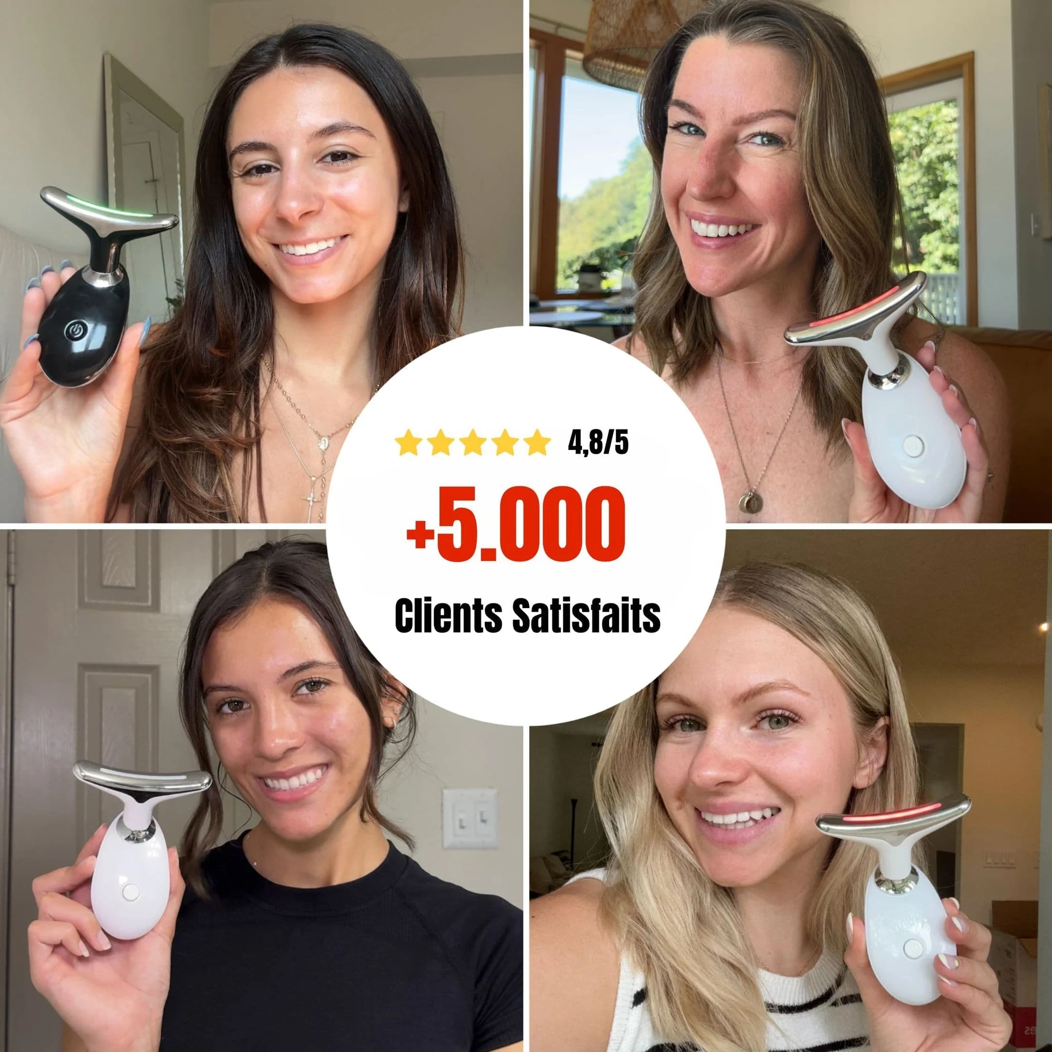 Appareil anti-âge pour le visage à lumière LED – Image 3