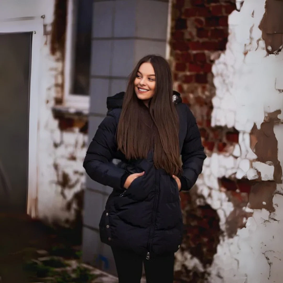 Manteau d'hiver pour femme – Avec doublure en fausse fourrure écologique – Image 4