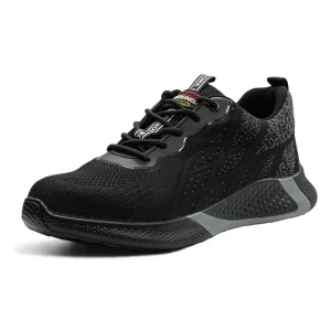 Basket de Sécurité MATRIX - Chaussures de Travail S3 SRC [Tissage Gris Pixel & Design London]