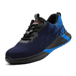 Basket de Sécurité MATRIX - Chaussures de Travail S3 SRC [Tissage Bleu Pixel & Design London]