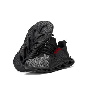 Basket de Sécurité SHARK - Chaussure de Travail S3 SRC [Gris Chiné & Amorti Blade]