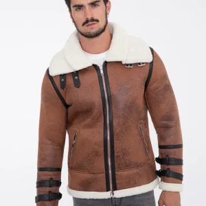 Bombardier aviateur double col mouton modèle Bc22